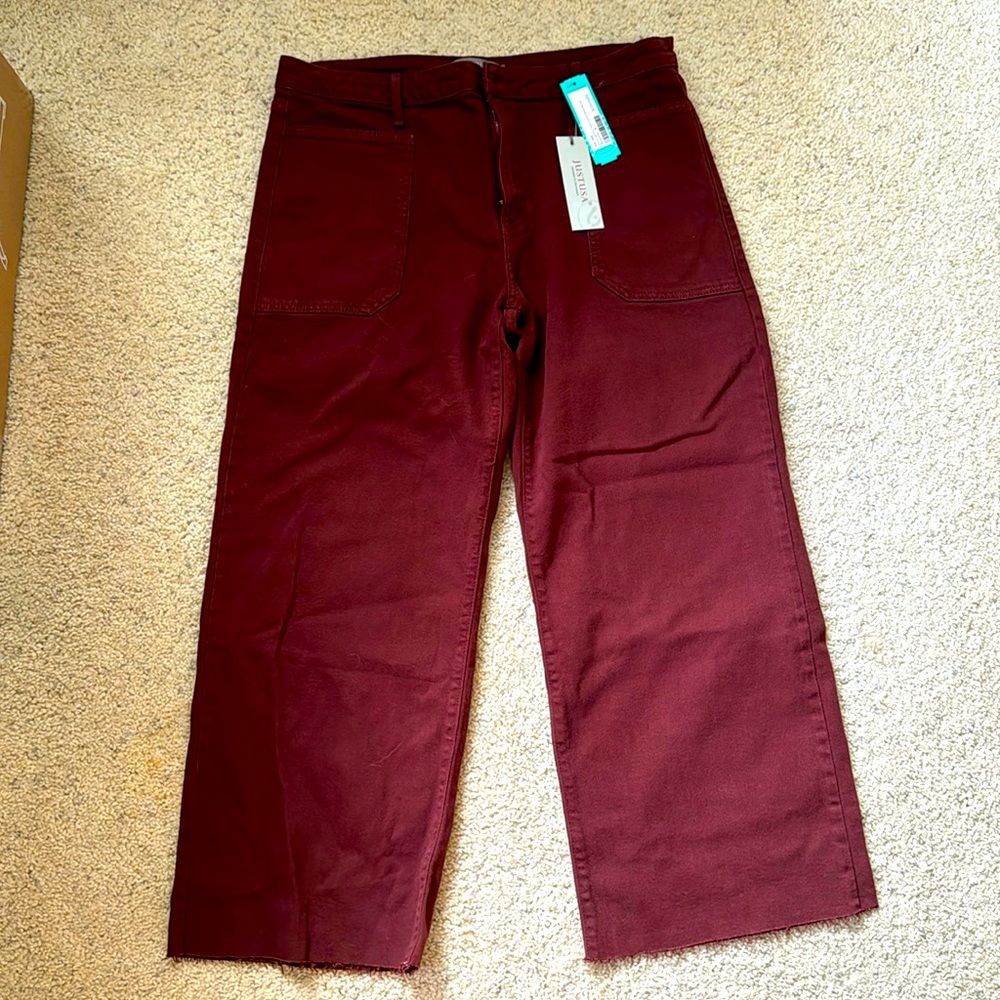 Just U.S.A. burgundy pants
